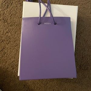 Medea Short Prima Long Strap Bag in Violet